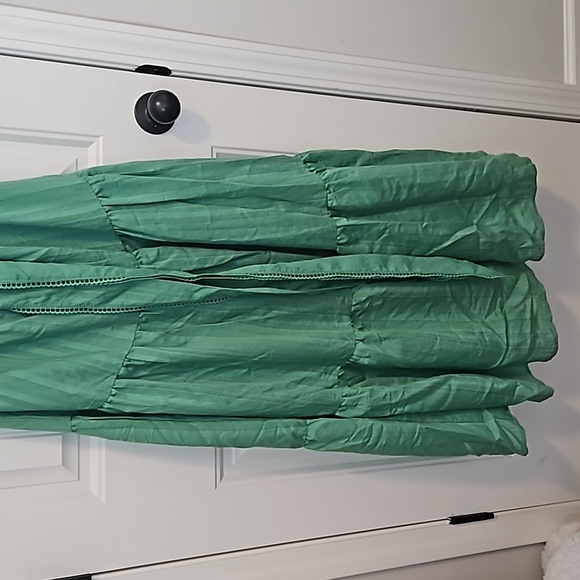 Green forever21 Halter Maxi Dress Size L - Picture 4 of 8